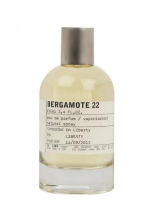 Парфюмированная вода le labo bergamote 22, евро качество, 100мл2 фото