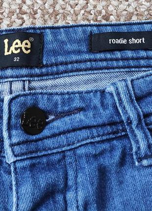 Lee roadie shorts шорти джинсові оригінал (w32 - m)5 фото