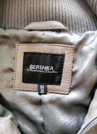 Кожанная куртка bershka2 фото