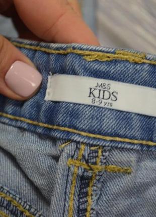 8-9 лет 134 см фирменные джинсы скинни джеггинсы узкачи для моднявок6 фото