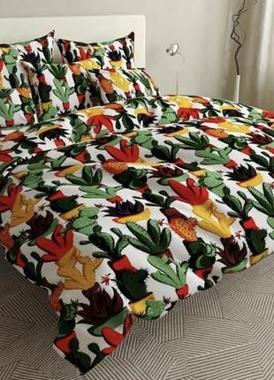 Постельное белье с простыней на резинке