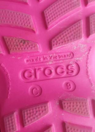 Резиновые сапоги дождевые сапоги crocs c 93 фото