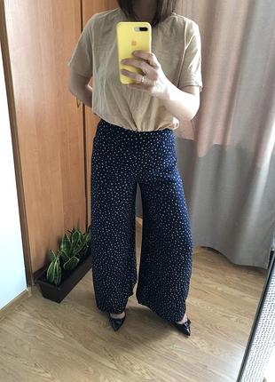 Брюки брюки кюлоты широкие лето new look