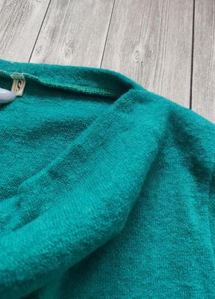 Облегченный свитер изумрудного цвета, размер s2 фото
