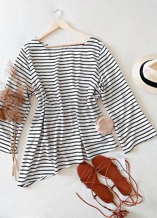 Туника платье мини ассиметричное 100% вискоза