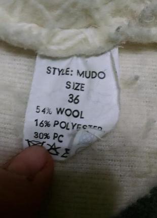 Пальто час монгул італія,тепла шерсть 5