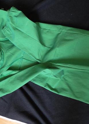 Зелёное  коктейльное стрэйчевое платье мини7 фото