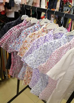 Хлопковые рубашки (блуза, блузы) новые распродажа3 фото
