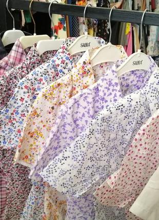 Хлопковые рубашки (блуза, блузы) новые распродажа4 фото