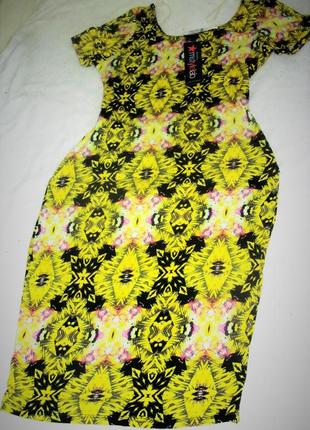 Сукня-футболка по фігурі з невеликим вирізом на спине_ l на 46-48 рр9 фото