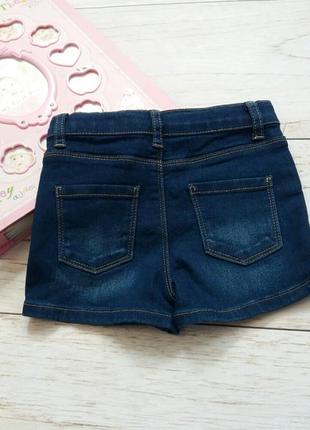 Шорти джинсові стрейчеві на дівчинку4 фото