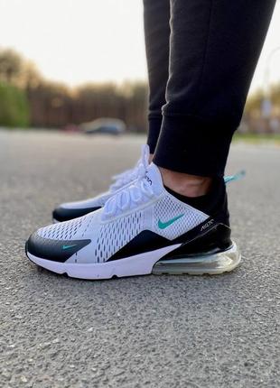 Чоловічі кросівки nike air max 270 white/black