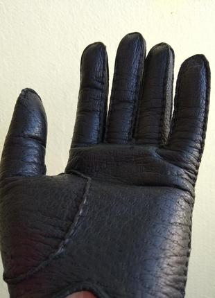 Кожаные перчатки размер s,m5 фото
