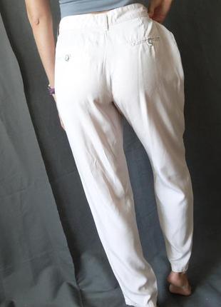 Літні брюки пастельні  з натуральної тканини