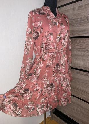 Воздушное вискозное платье итальянское платье 🌷платье рубашка2 фото