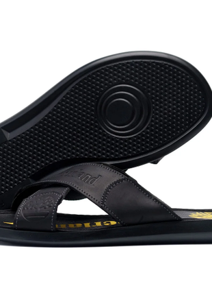 Чоловічі шкіряні літні шльопанці-сланці timber т-7 год