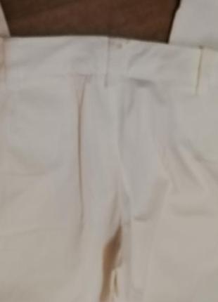 Белые брюки женские брюки женские белое лето короткие тянуться8 фото