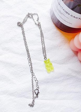 Кулон мармеладний ведмедик / кулон мармеладный мишка