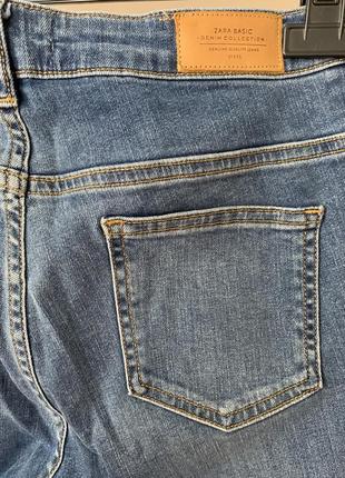 Брендовые джинсы zara с жемчугом2 фото