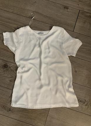 Базовая белая футболка s m