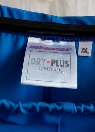 Nakamura велотруси велошорти plus dry памперс coolmax dupont розмір xxl колір електрик3 фото