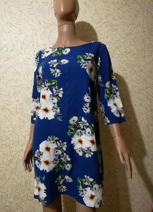 Платье свободное из вискозы, размер м