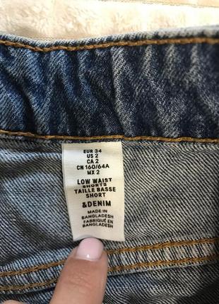 Продам новые джинсовые шорты h&m3 фото