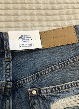 Продам новые джинсовые шорты h&m4 фото