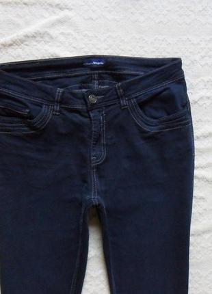 Плотные темно синие джинсы скинни charles vogele, 14 размерa.2 фото