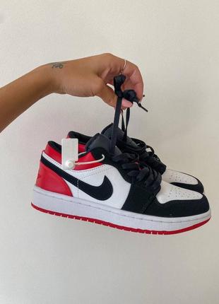 Кроссовки retro 1 red/black low