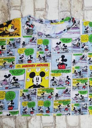 Футболка укороченнач disney мультяшки от zara