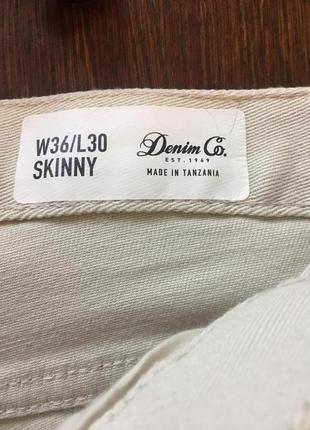 Джинсы скинни  denim co w 36 l 30 ( 50-52 р).5 фото