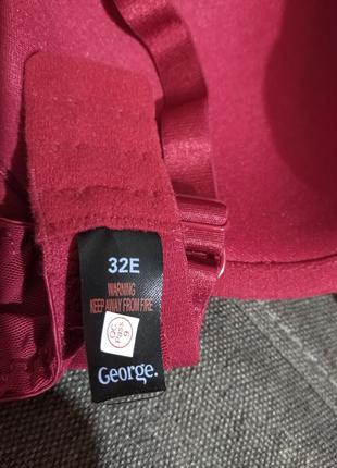 Яскравий бюст велика чашка маленький обсяг george , 32 e, 70e5 фото