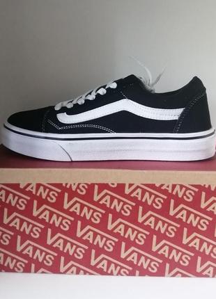 Якісні кеди vans old skool black/white венси венс ванс олд скул3 фото