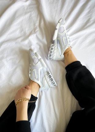 Мужские  кроссовки nike stussy x nike air zoom spiridon caged 2 “white”