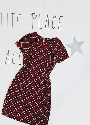 Платье женское в клетку свободное  marks & spencer