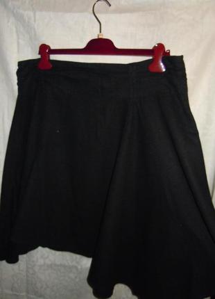 Льняная юбка большого размера