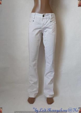 Фирменные vero moda белоснежные штаны/джинсы на 97 % хлопок/котонн, размер л-ка