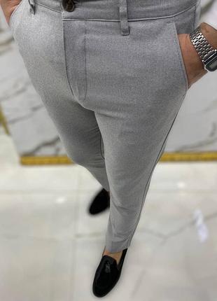 Штани чоловічі базові сірі туреччина / штани чоловічі базові сірі турречина