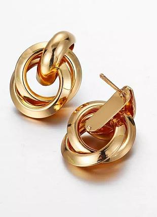 ❄️сережки в стилі zara срібло, сережки трендові 5