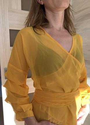 Блуза на запах1 фото