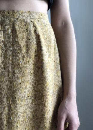 Стильная юбка миди сафари с жирафами 1+1=33 фото
