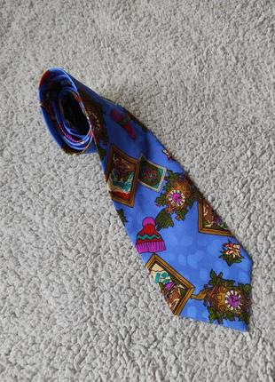Шелковый галстук краватка шелк4 фото