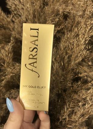 Сыворотка-эликсир farsali 24k gold elixir с микро частицами золота 30мл.