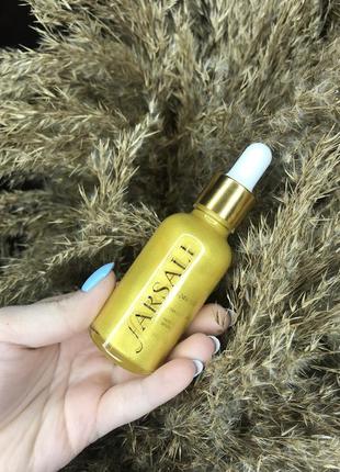 Сироватка-еліксир farsali 24k gold elixir з мікро частинками золота 30мл.2 фото