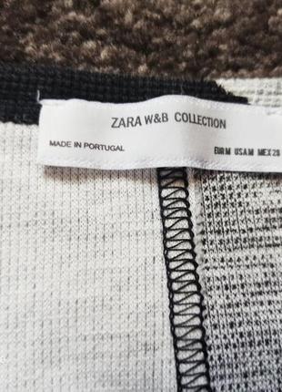 Стильный свитшот с удлиненной спинкой zara w&b collections5 фото