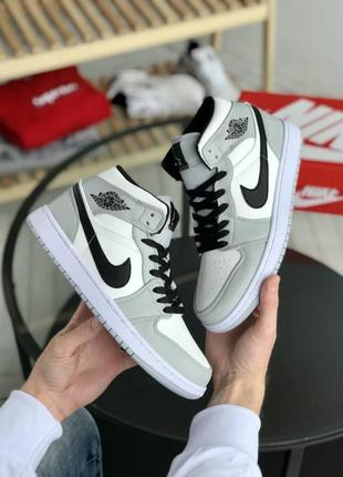 Кросівки nike air jordan retro 1 grey 39-40-41-42-43-44-45