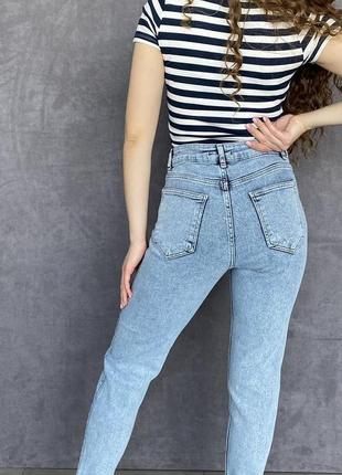 Жіночі джинси мом великі розміри батали бойфренди6 фото