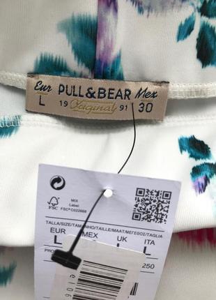 Расклешенная юбка pull&bear / s / l / цветочный принт4 фото