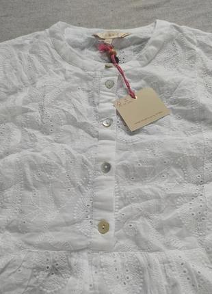 Біла блуза  топ футболка з прошви mirasol2 фото